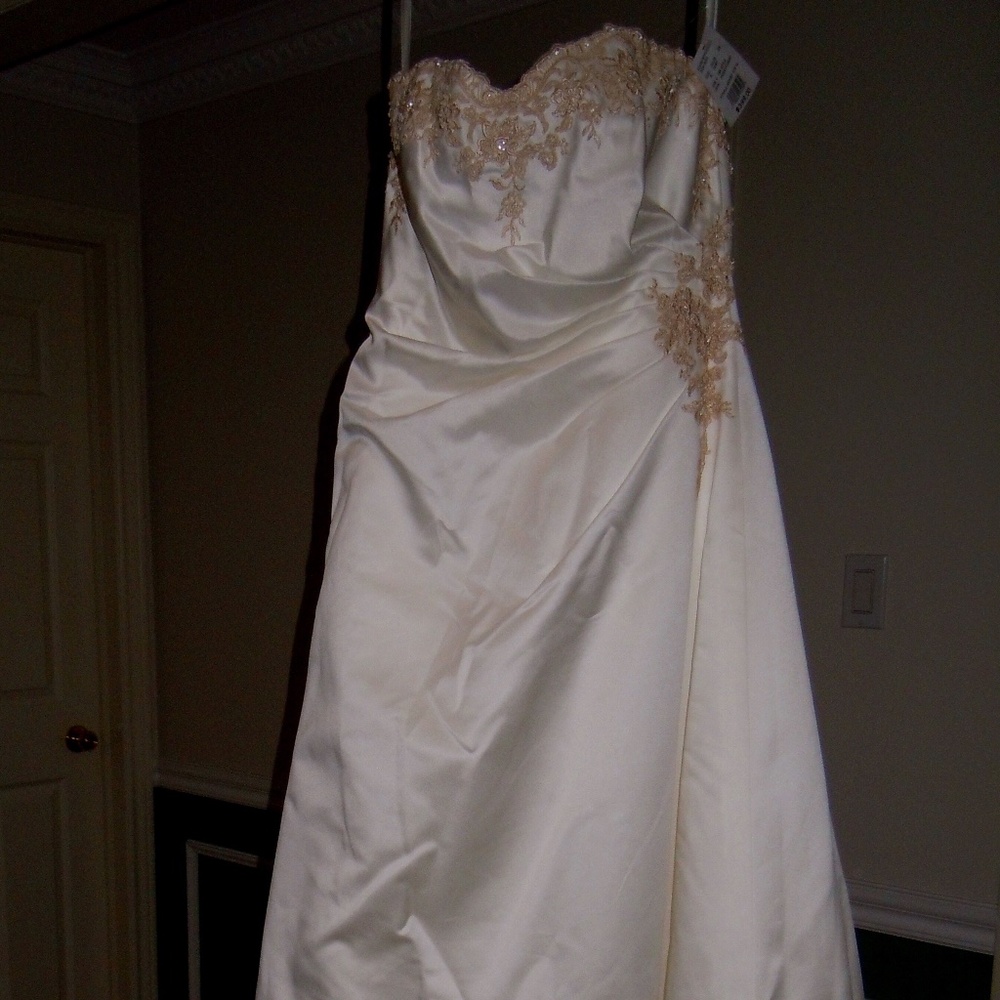 David’s Bridal wedding gown size 8